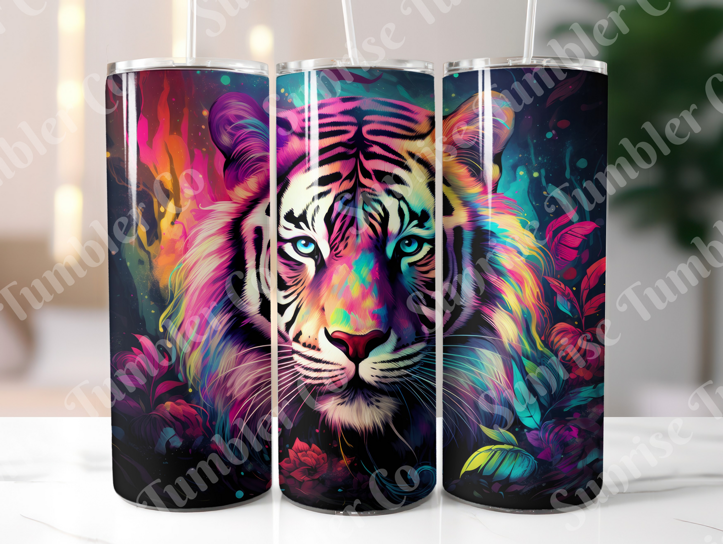 Tiger Variety Part 2 - 20oz and 30oz Tumblers (Glow In The Dark Green And Blue Available)