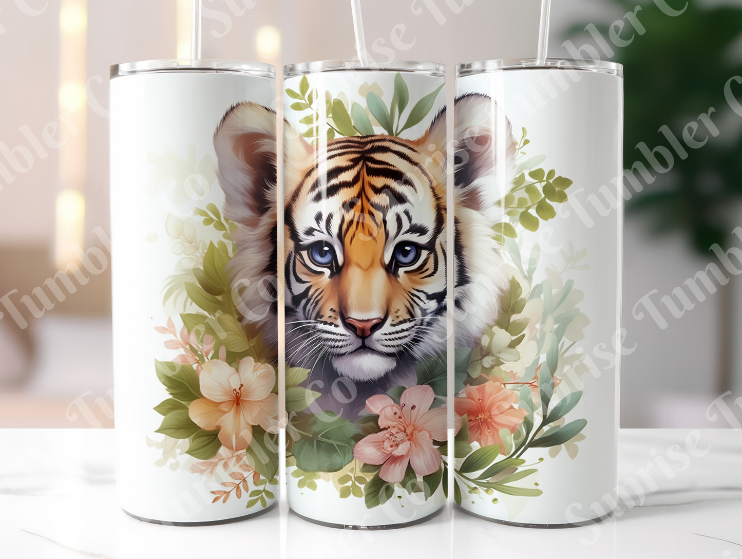 Tiger Variety Part 2 - 20oz and 30oz Tumblers (Glow In The Dark Green And Blue Available)