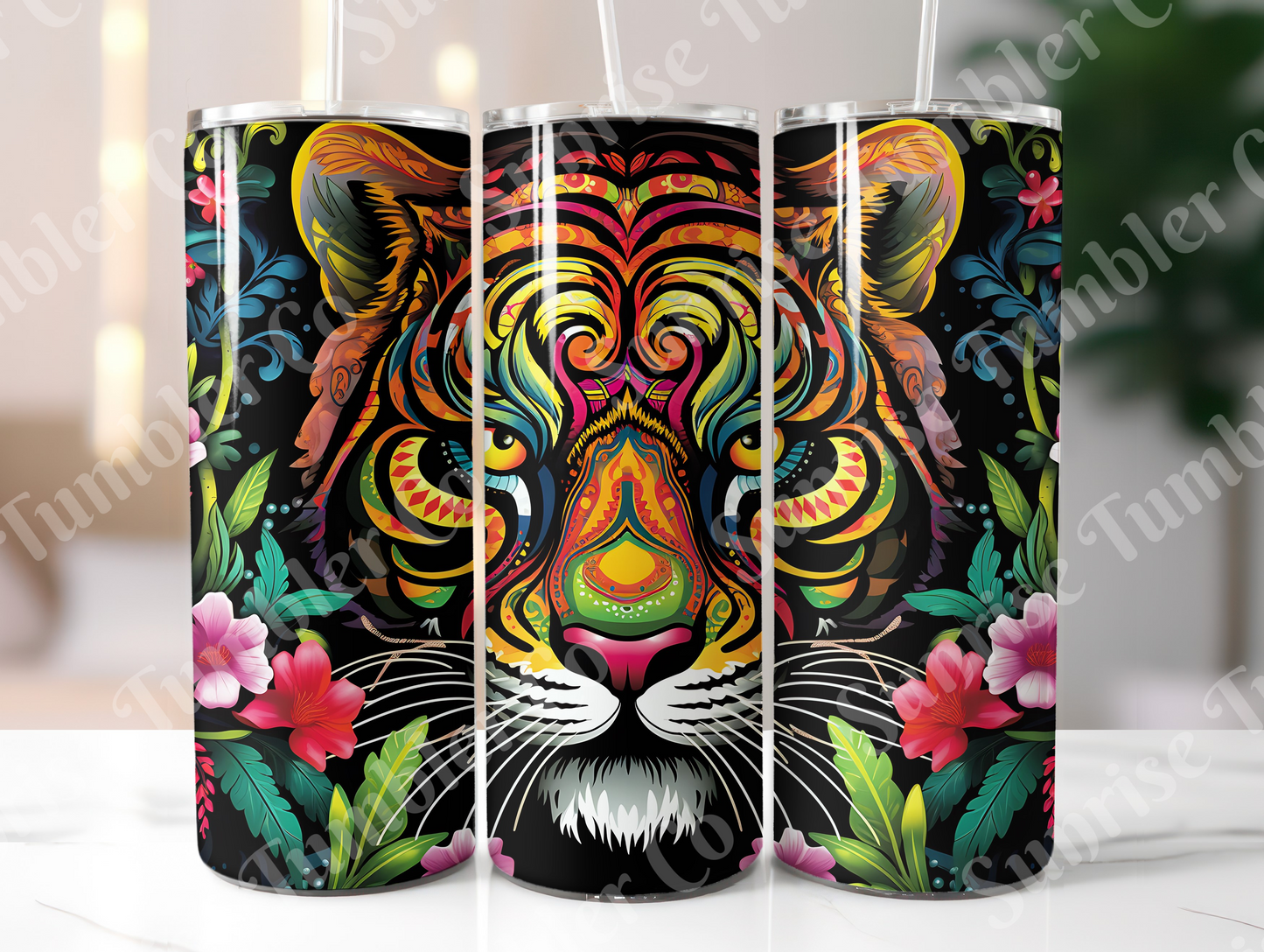 Tiger Variety Part 1 - 20oz and 30oz Tumblers (Glow In The Dark Green And Blue Available)