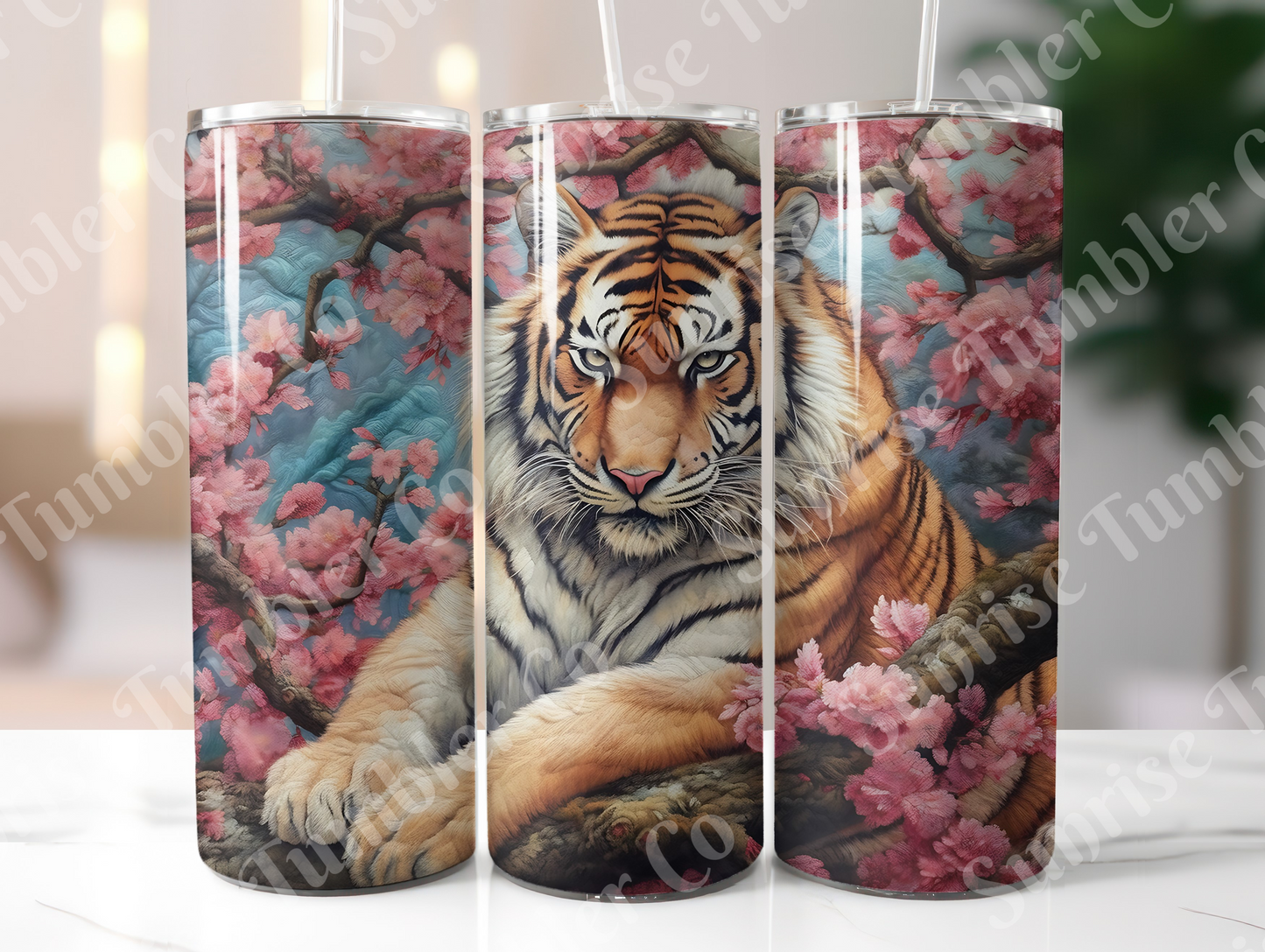 Tiger Variety Part 1 - 20oz and 30oz Tumblers (Glow In The Dark Green And Blue Available)