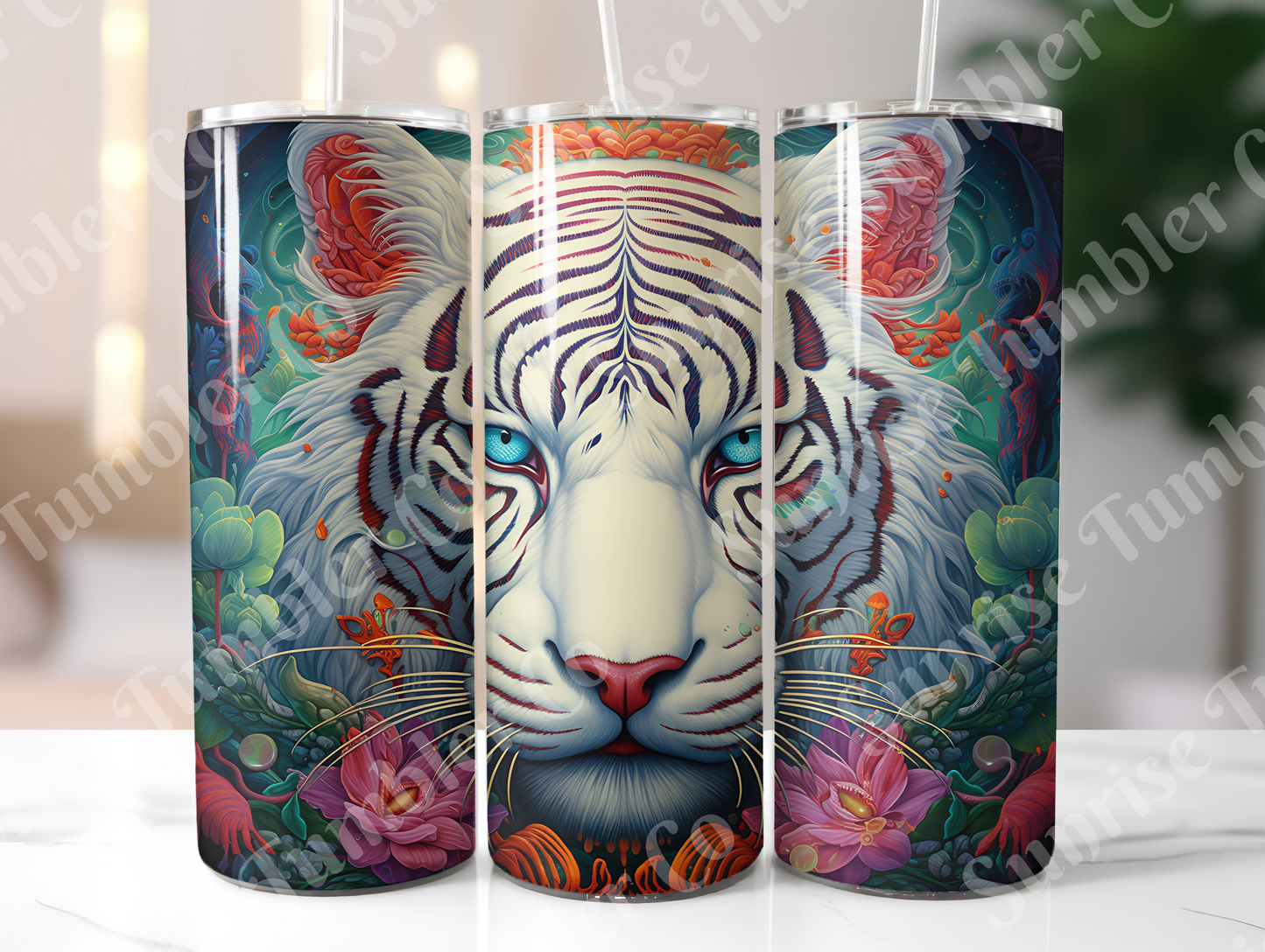 Tiger Variety Part 1 - 20oz and 30oz Tumblers (Glow In The Dark Green And Blue Available)