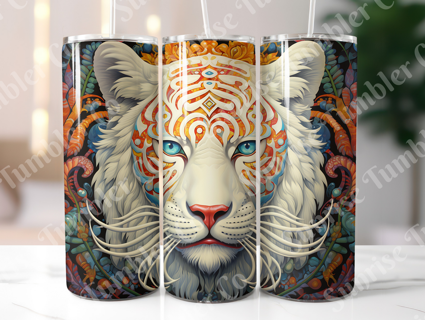 Tiger Variety Part 1 - 20oz and 30oz Tumblers (Glow In The Dark Green And Blue Available)