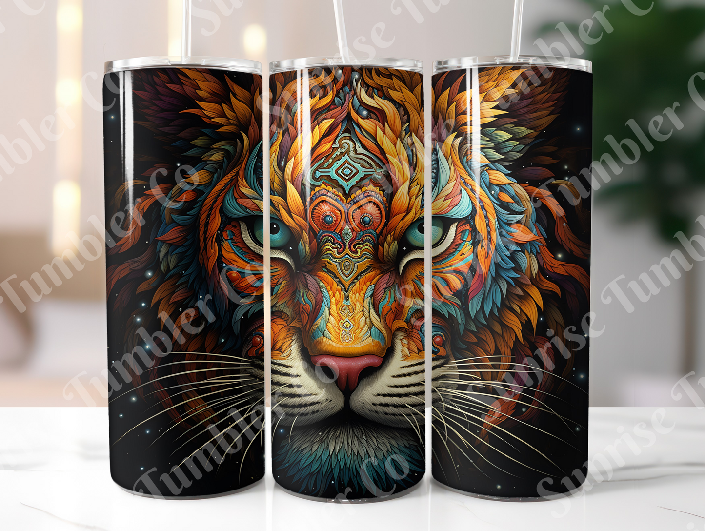 Tiger Variety Part 1 - 20oz and 30oz Tumblers (Glow In The Dark Green And Blue Available)