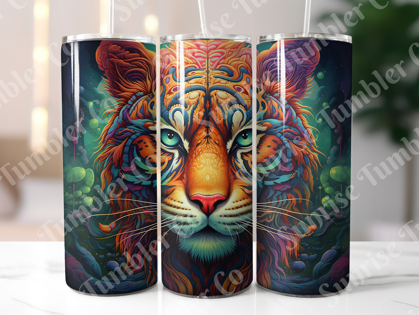 Tiger Variety Part 1 - 20oz and 30oz Tumblers (Glow In The Dark Green And Blue Available)