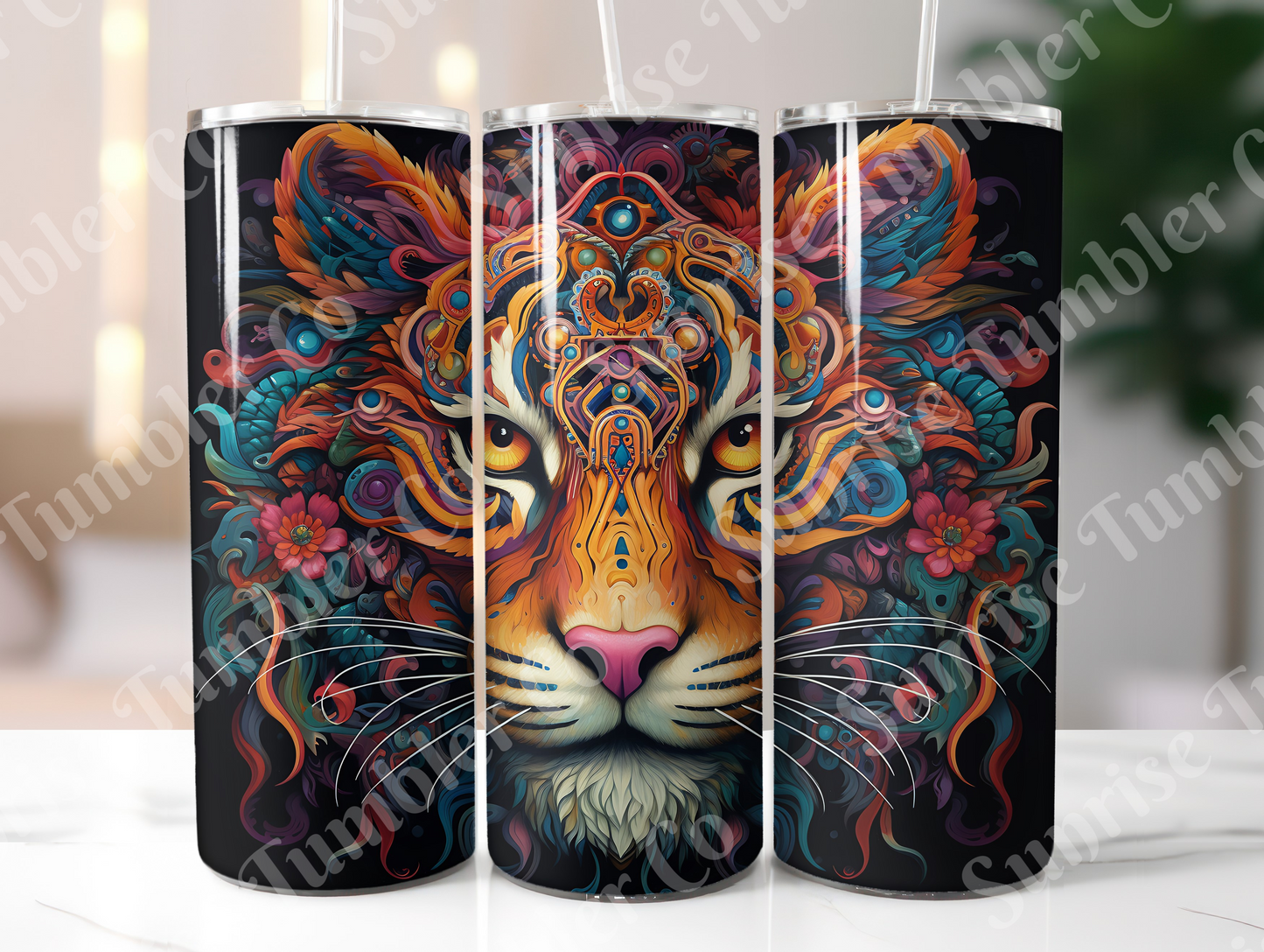 Tiger Variety Part 1 - 20oz and 30oz Tumblers (Glow In The Dark Green And Blue Available)