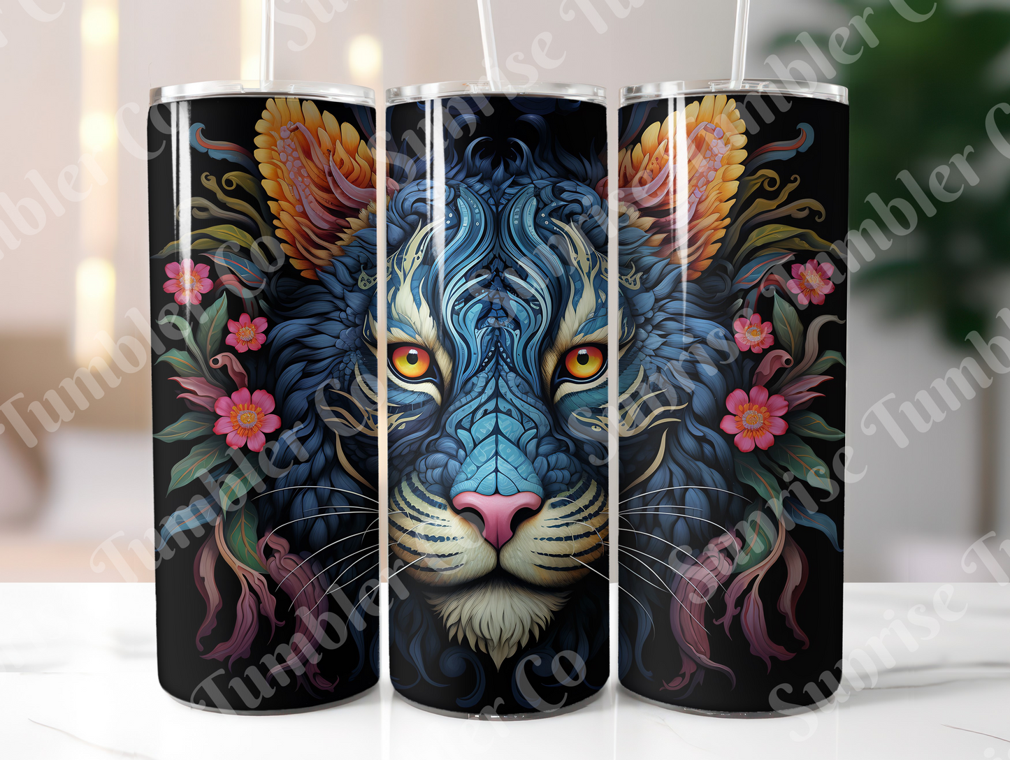 Tiger Variety Part 2 - 20oz and 30oz Tumblers (Glow In The Dark Green And Blue Available)