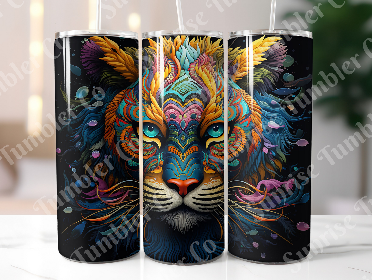 Tiger Variety Part 2 - 20oz and 30oz Tumblers (Glow In The Dark Green And Blue Available)