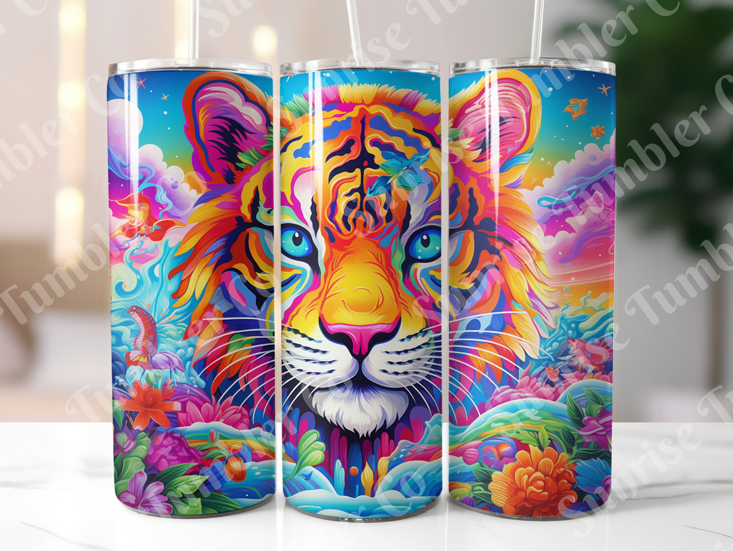 Tiger Variety Part 2 - 20oz and 30oz Tumblers (Glow In The Dark Green And Blue Available)
