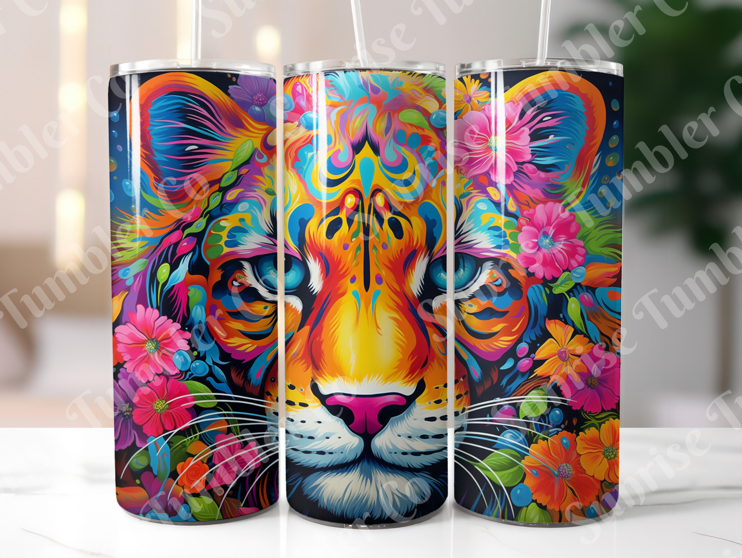 Tiger Variety Part 2 - 20oz and 30oz Tumblers (Glow In The Dark Green And Blue Available)