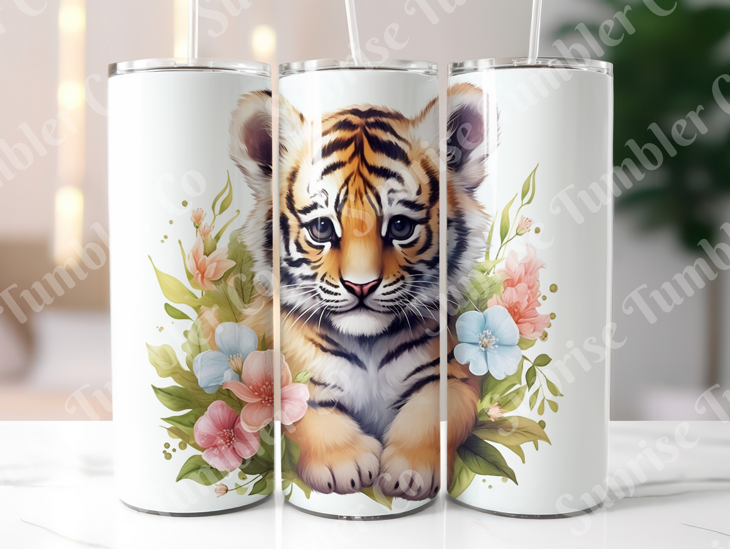 Tiger Variety Part 2 - 20oz and 30oz Tumblers (Glow In The Dark Green And Blue Available)