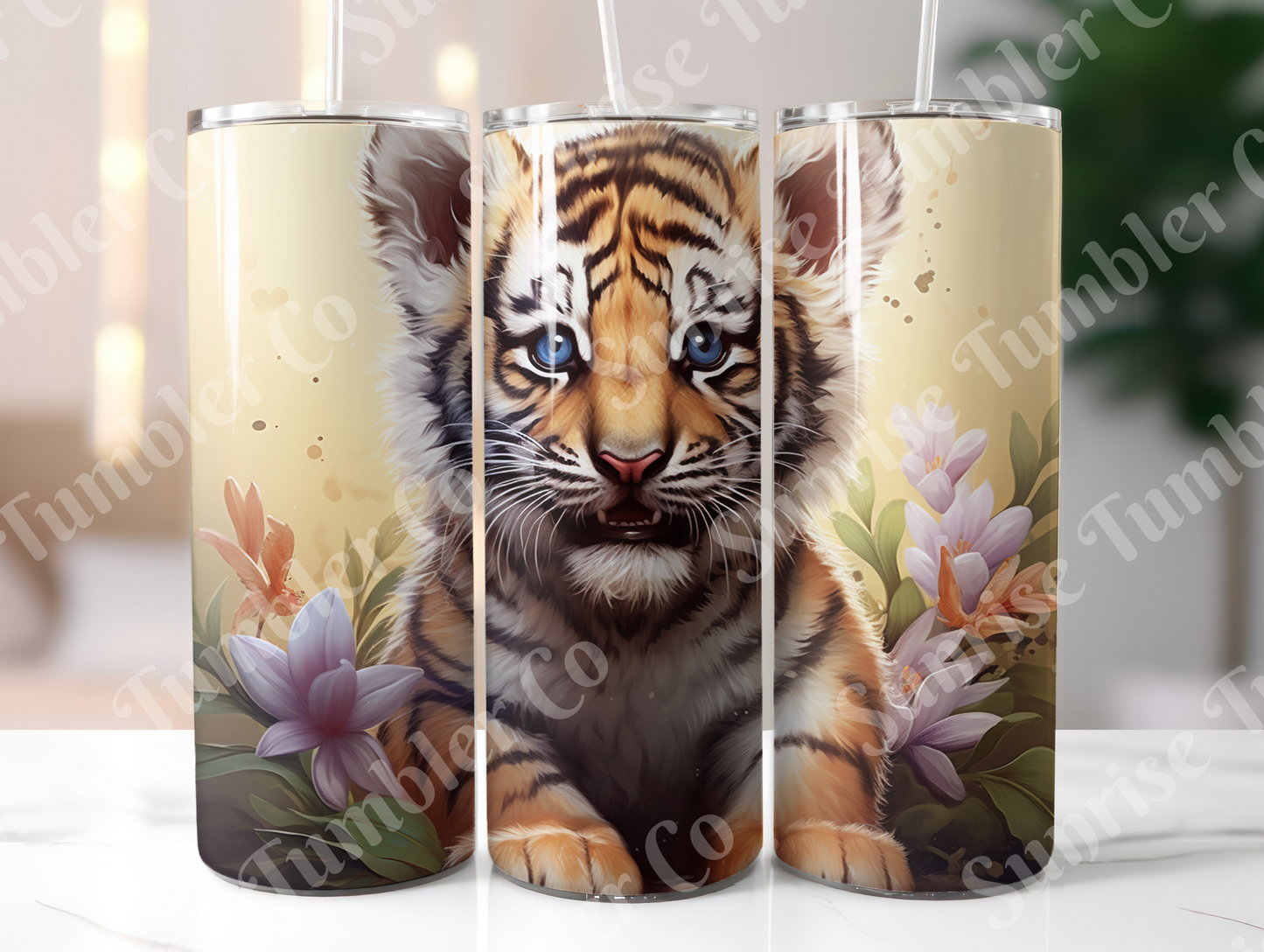 Tiger Variety Part 2 - 20oz and 30oz Tumblers (Glow In The Dark Green And Blue Available)