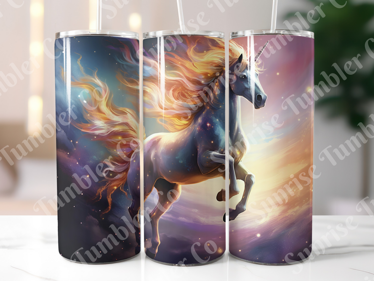 Unicorn Variety Part 2 - 20oz and 30oz Tumblers (Glow In The Dark Green And Blue Available)