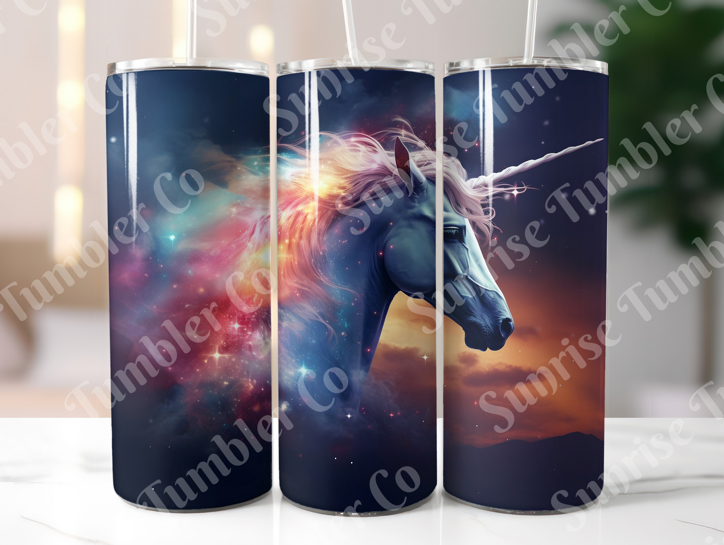 Unicorn Variety Part 2 - 20oz and 30oz Tumblers (Glow In The Dark Green And Blue Available)