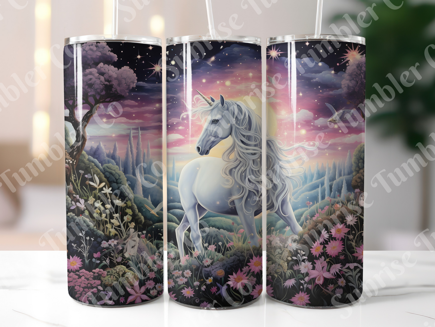 Unicorn Variety Part 2 - 20oz and 30oz Tumblers (Glow In The Dark Green And Blue Available)