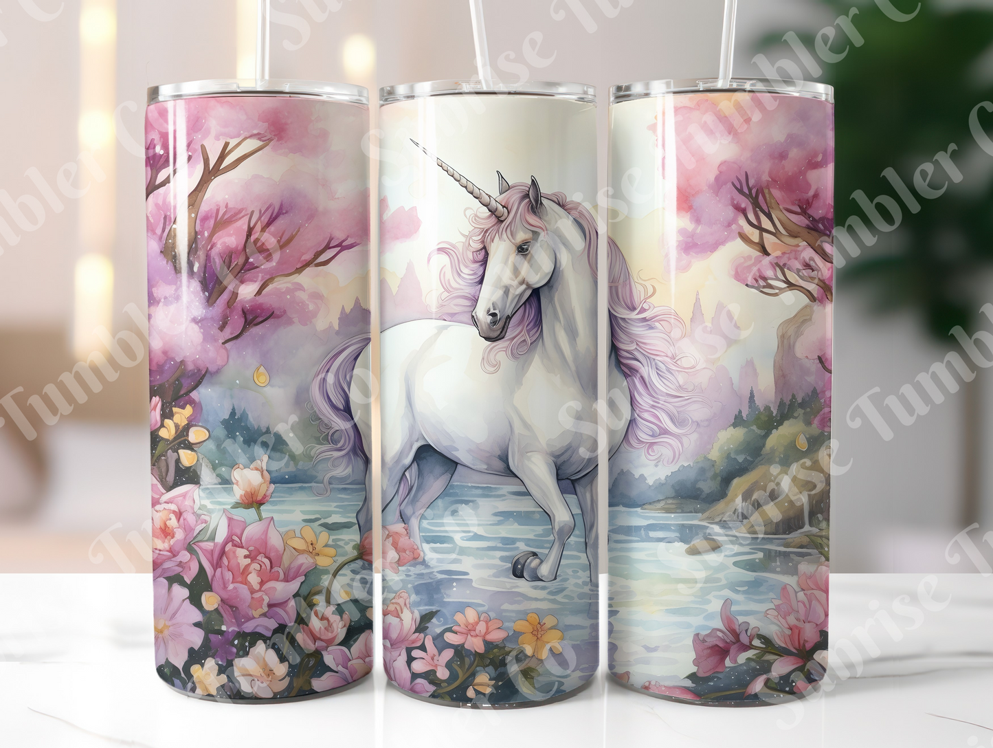 Unicorn Variety Part 2 - 20oz and 30oz Tumblers (Glow In The Dark Green And Blue Available)