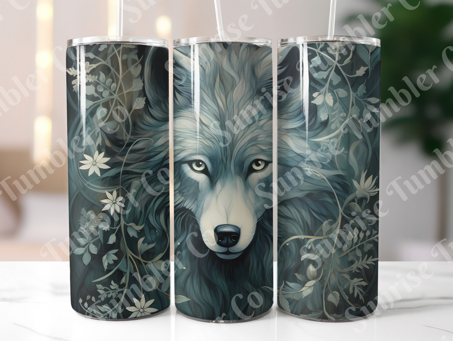 Wolf Variety Part 1 - 20oz and 30oz Tumblers (Glow In The Dark Green And Blue Available)