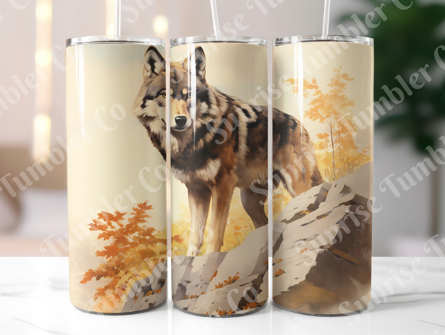 Wolf Variety Part 1 - 20oz and 30oz Tumblers (Glow In The Dark Green And Blue Available)