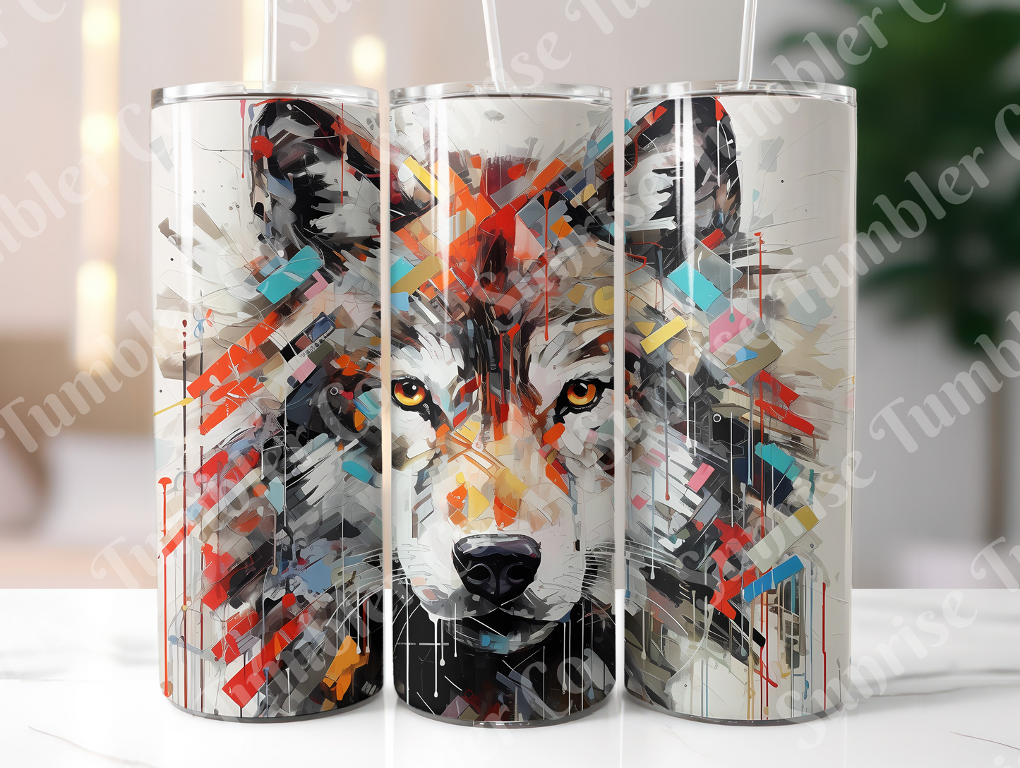 Wolf Variety Part 1 - 20oz and 30oz Tumblers (Glow In The Dark Green And Blue Available)