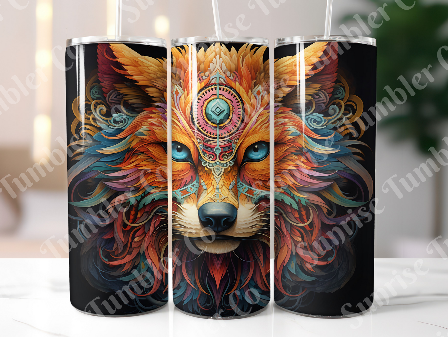 Wolf Variety Part 1 - 20oz and 30oz Tumblers (Glow In The Dark Green And Blue Available)