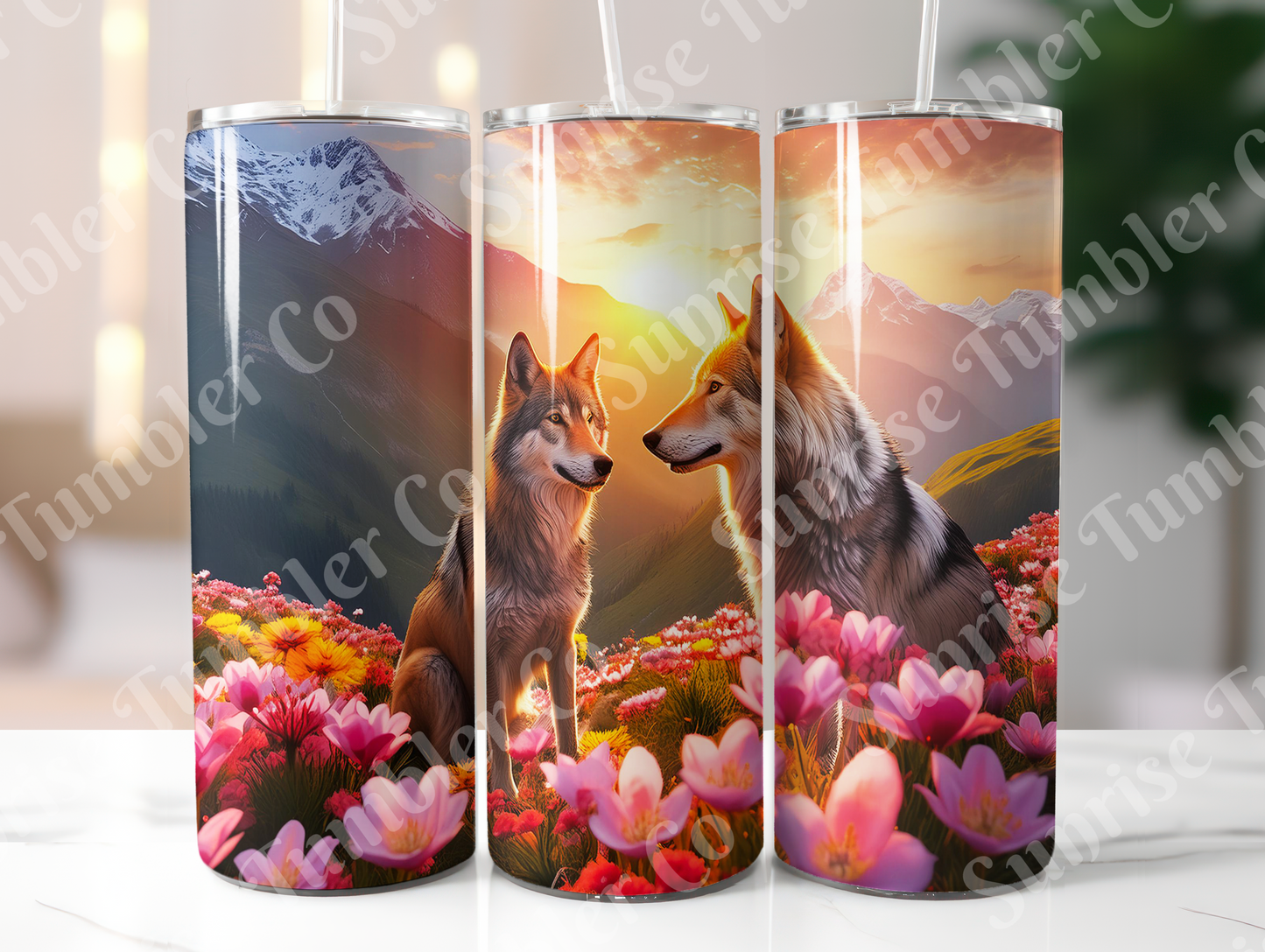 Wolf Variety Part 3 - 20oz and 30oz Tumblers (Glow In The Dark Green And Blue Available)