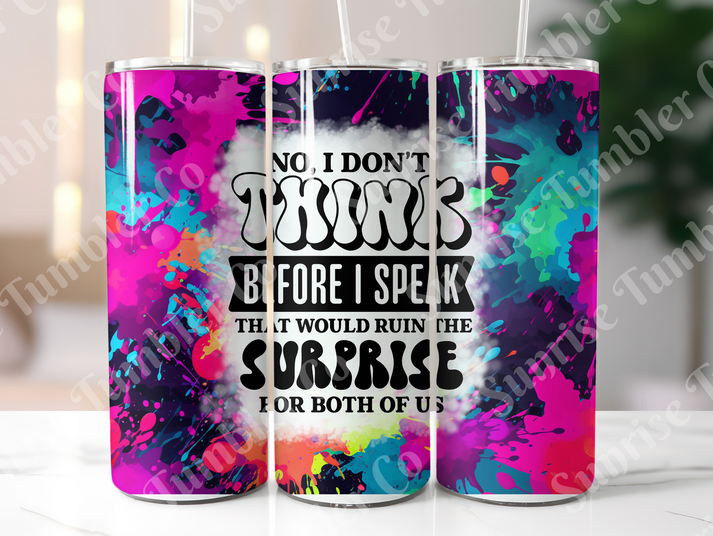 Sarcastic Sayings Variety Part 1 - 20oz or 30 oz Tumblers (Glow in The Dark Option Available)