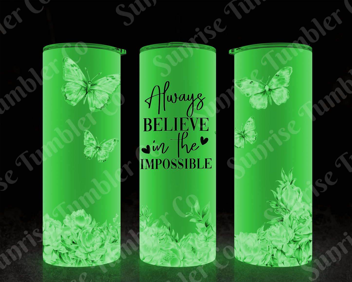Positive and Inspirational Sayings Variety Part 3 - 20 oz and 30 oz Tumblers (Glow In The Dark Options Available)