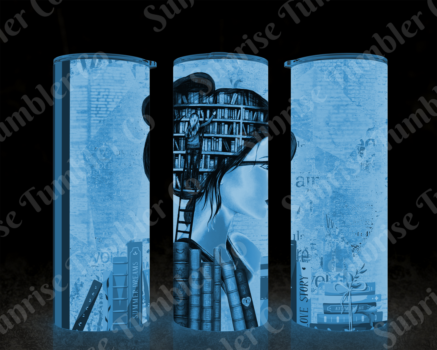 Book Variety - 20 oz and 30 oz Tumblers (Glow In The Dark Option Available)