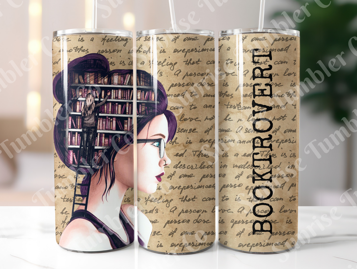 Book Variety - 20 oz and 30 oz Tumblers (Glow In The Dark Option Available)
