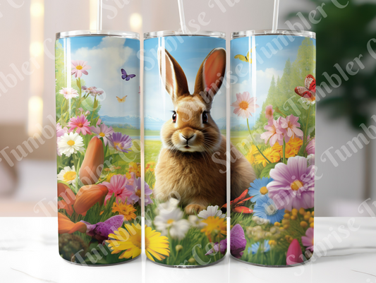 Rabbit and Bunny Variety - 20 oz and 30 oz Tumbler (Glow In The Dark Option Available)