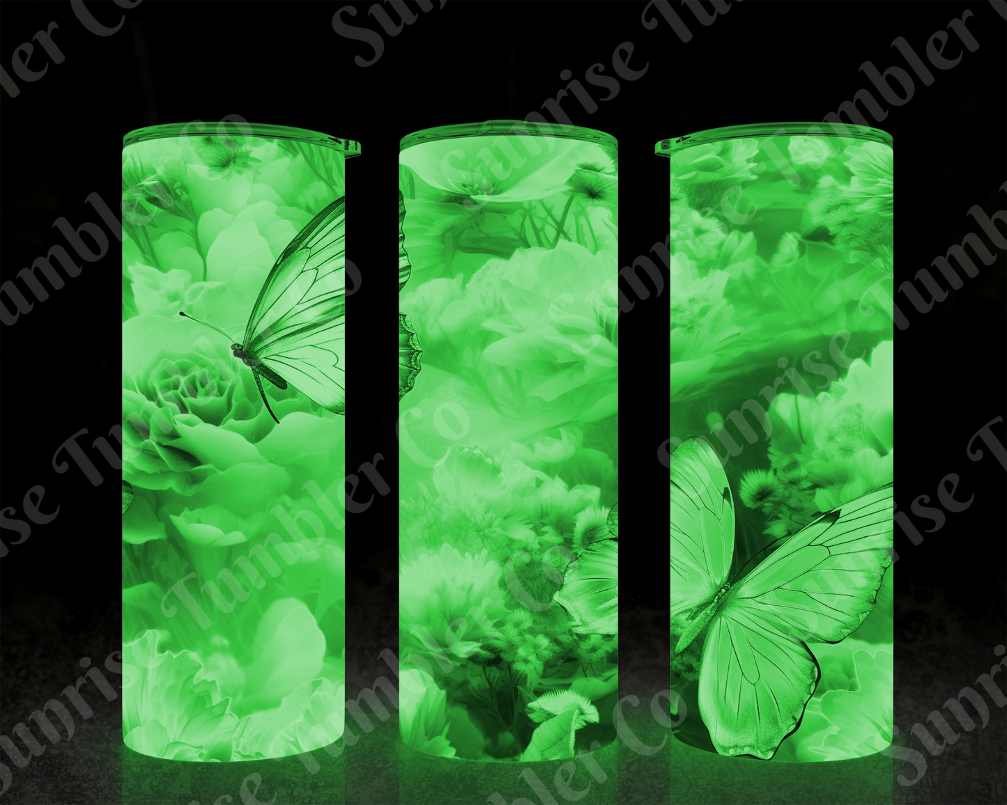 Butterflies Variety Part 3 - 20 oz and 30 oz Tumblers (Glow In The Dark Options Available)