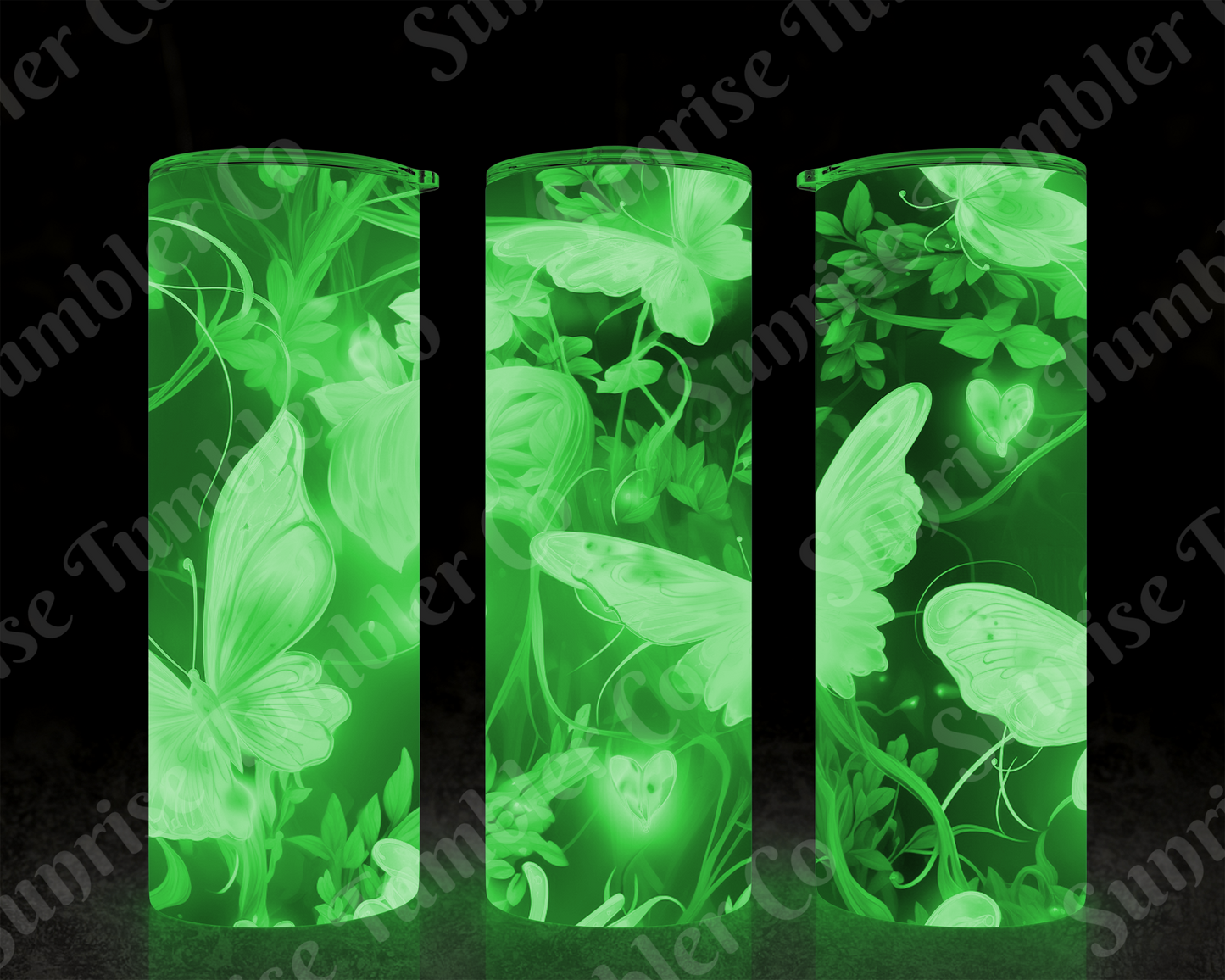 Butterflies Variety Part 3 - 20 oz and 30 oz Tumblers (Glow In The Dark Options Available)