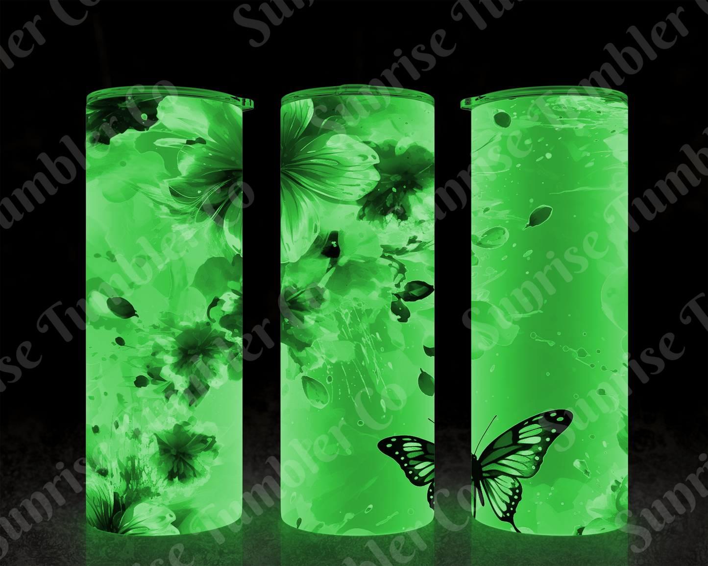Butterflies Variety Part 3 - 20 oz and 30 oz Tumblers (Glow In The Dark Options Available)
