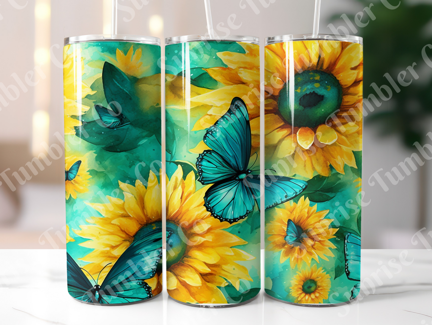 Butterflies Variety Part 3 - 20 oz and 30 oz Tumblers (Glow In The Dark Options Available)