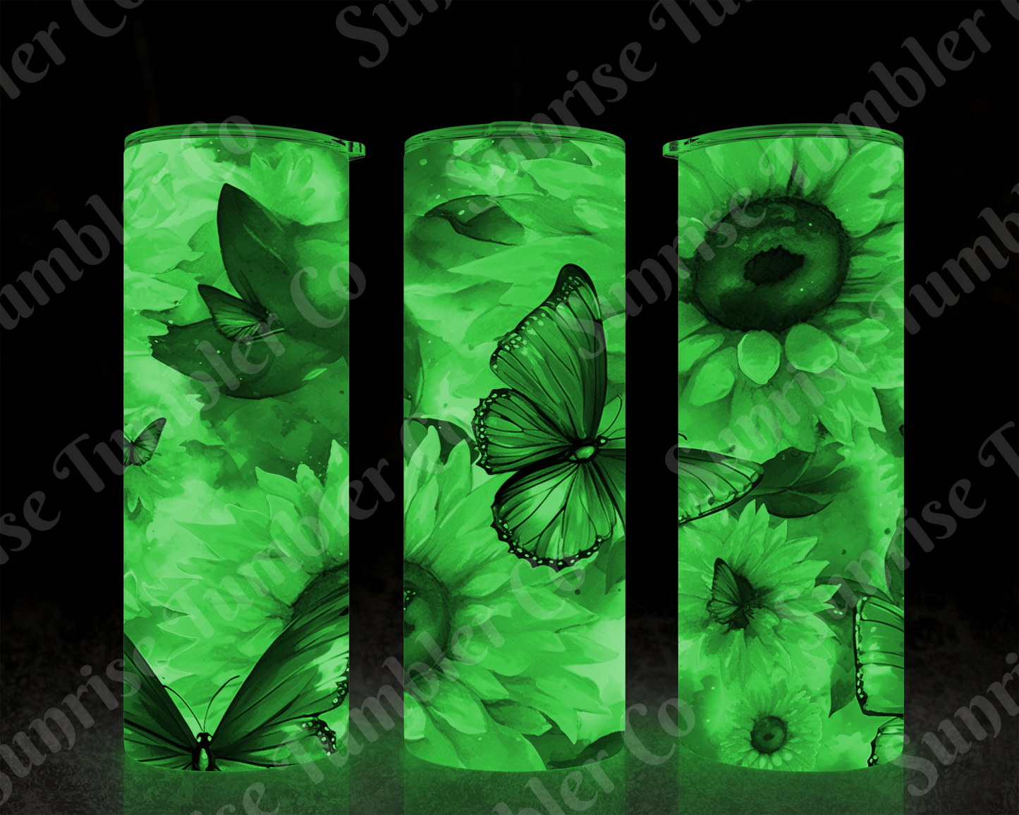 Butterflies Variety Part 3 - 20 oz and 30 oz Tumblers (Glow In The Dark Options Available)