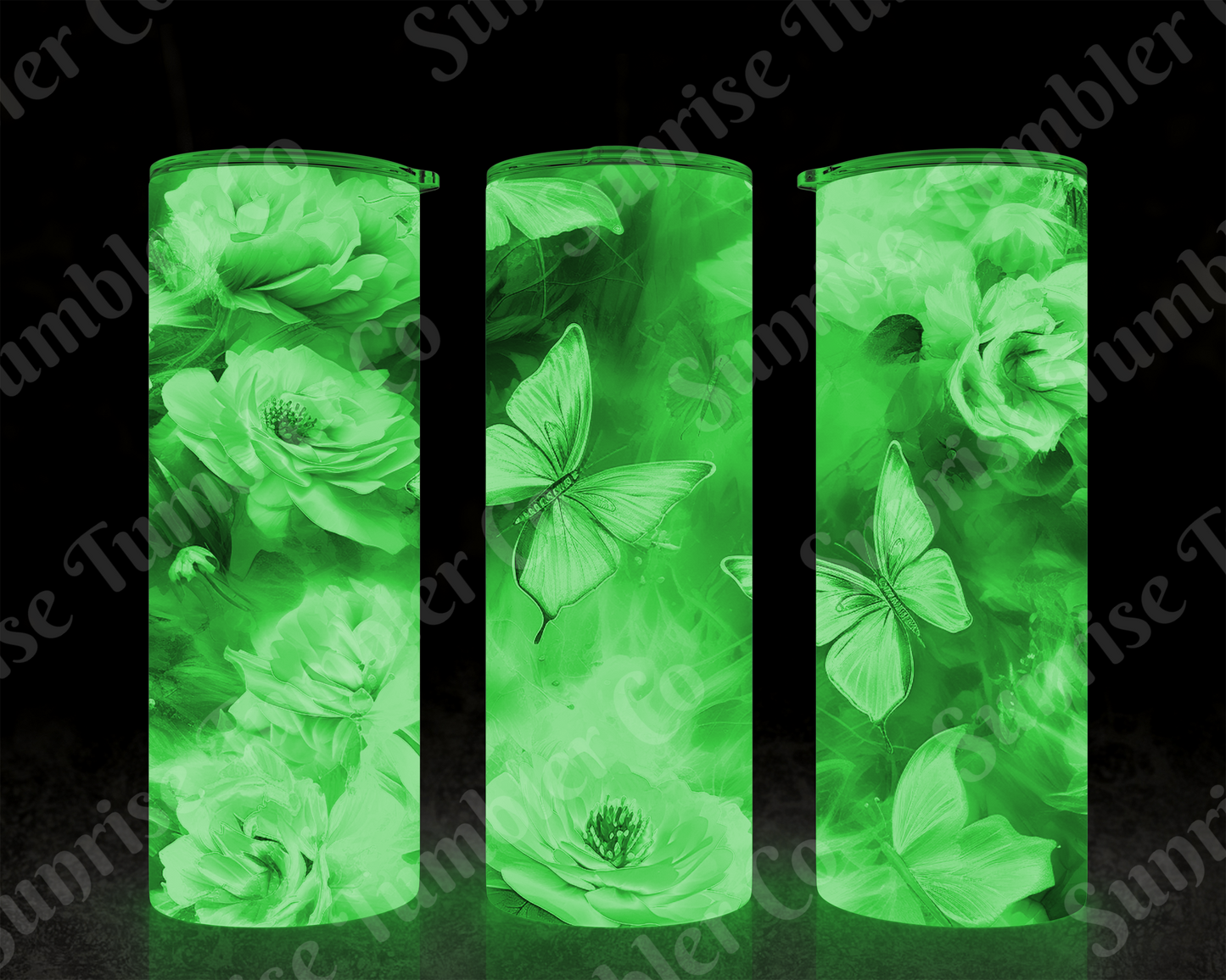 Butterflies Variety Part 3 - 20 oz and 30 oz Tumblers (Glow In The Dark Options Available)