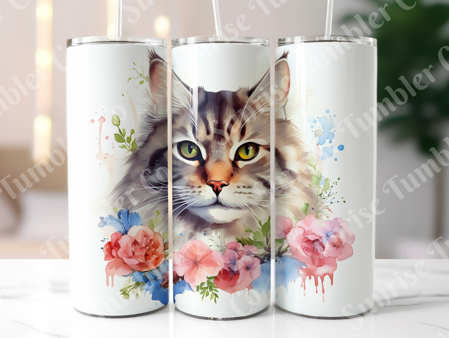Cat Lovers Variety Part 1 - 20oz and 30oz Tumblers (Glow In The Dark Green And Blue Available)