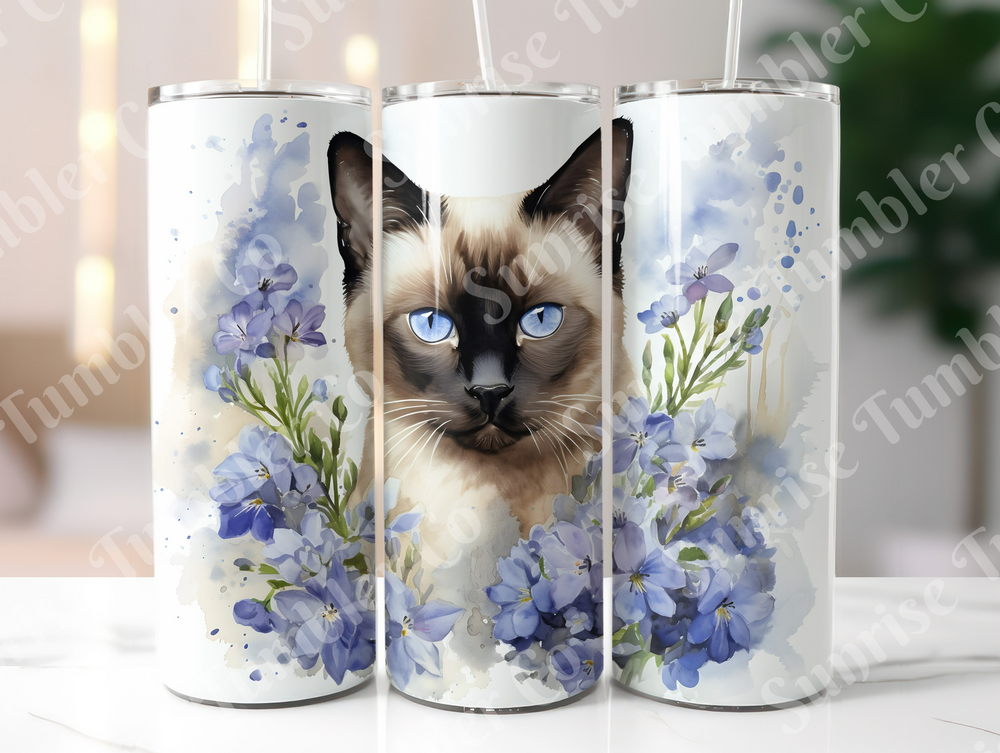 Cat Lovers Variety Part 1 - 20oz and 30oz Tumblers (Glow In The Dark Green And Blue Available)