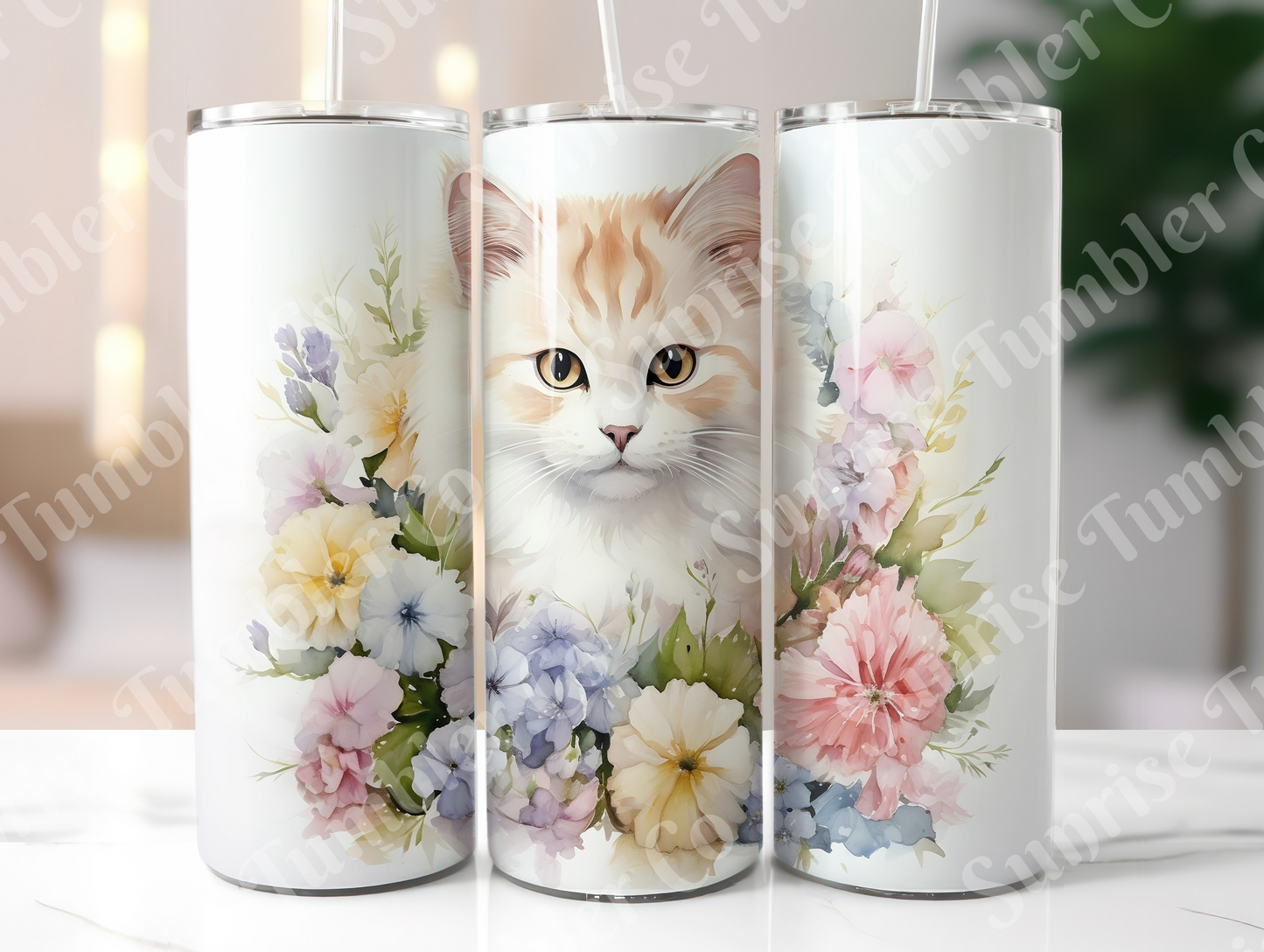 Cat Lovers Variety Part 1 - 20oz and 30oz Tumblers (Glow In The Dark Green And Blue Available)