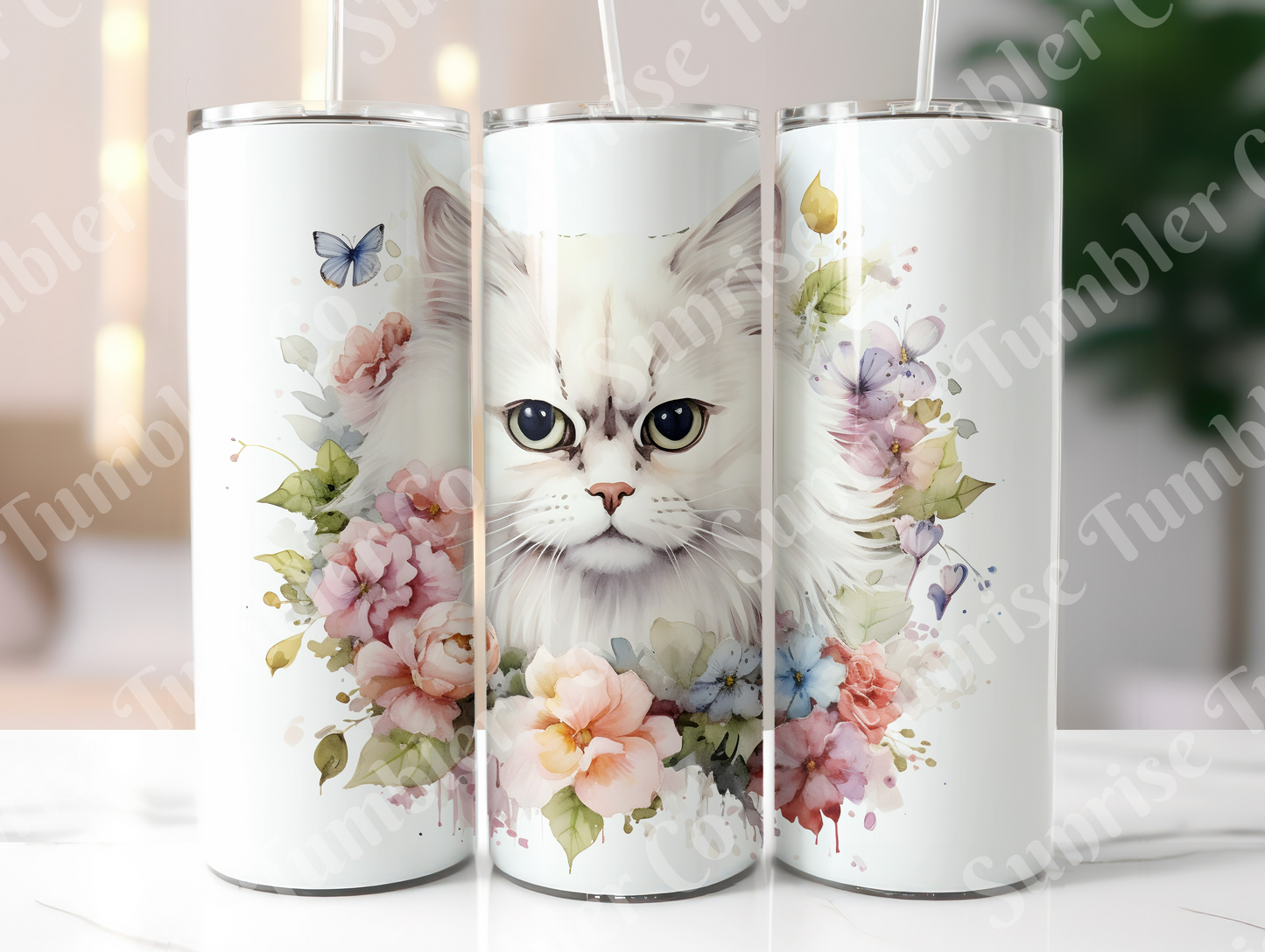 Cat Lovers Variety Part 2 - 20oz and 30oz Tumblers (Glow In The Dark Green And Blue Available)