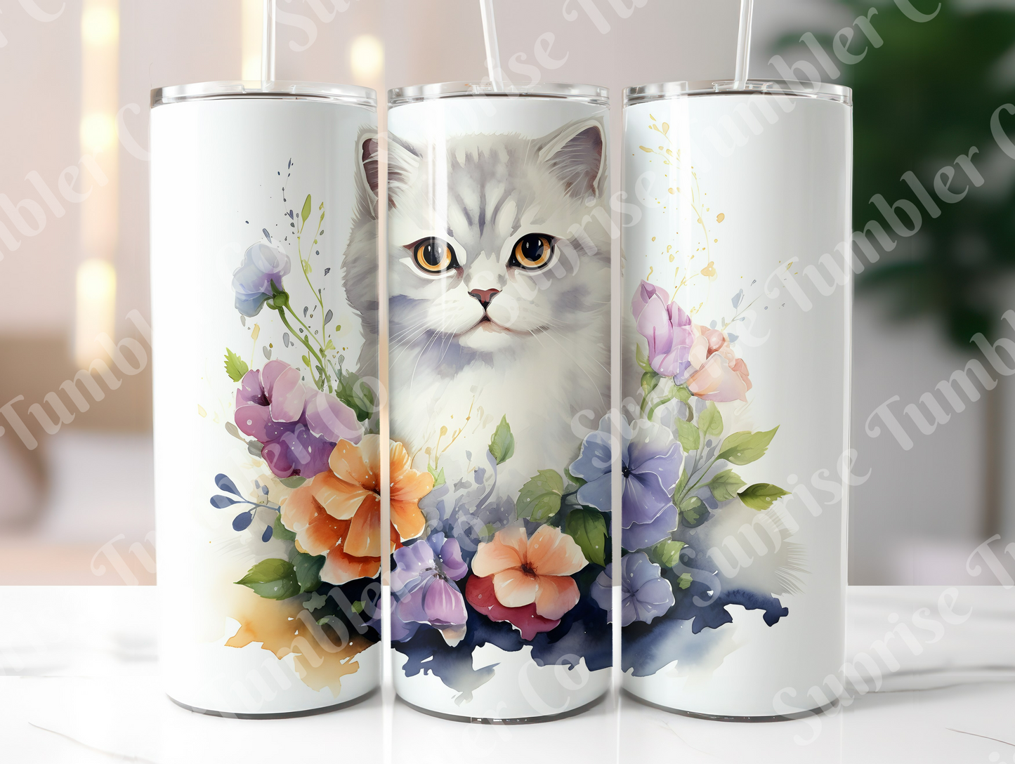 Cat Lovers Variety Part 2 - 20oz and 30oz Tumblers (Glow In The Dark Green And Blue Available)