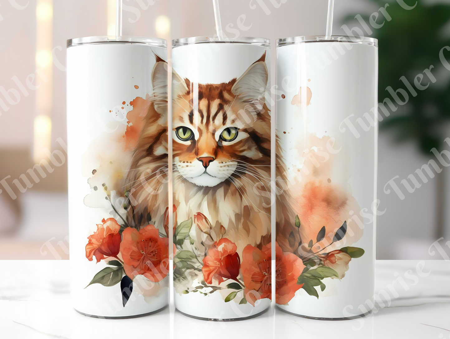 Cat Lovers Variety Part 1 - 20oz and 30oz Tumblers (Glow In The Dark Green And Blue Available)