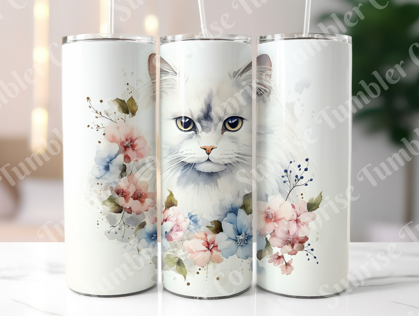 Cat Lovers Variety Part 2 - 20oz and 30oz Tumblers (Glow In The Dark Green And Blue Available)