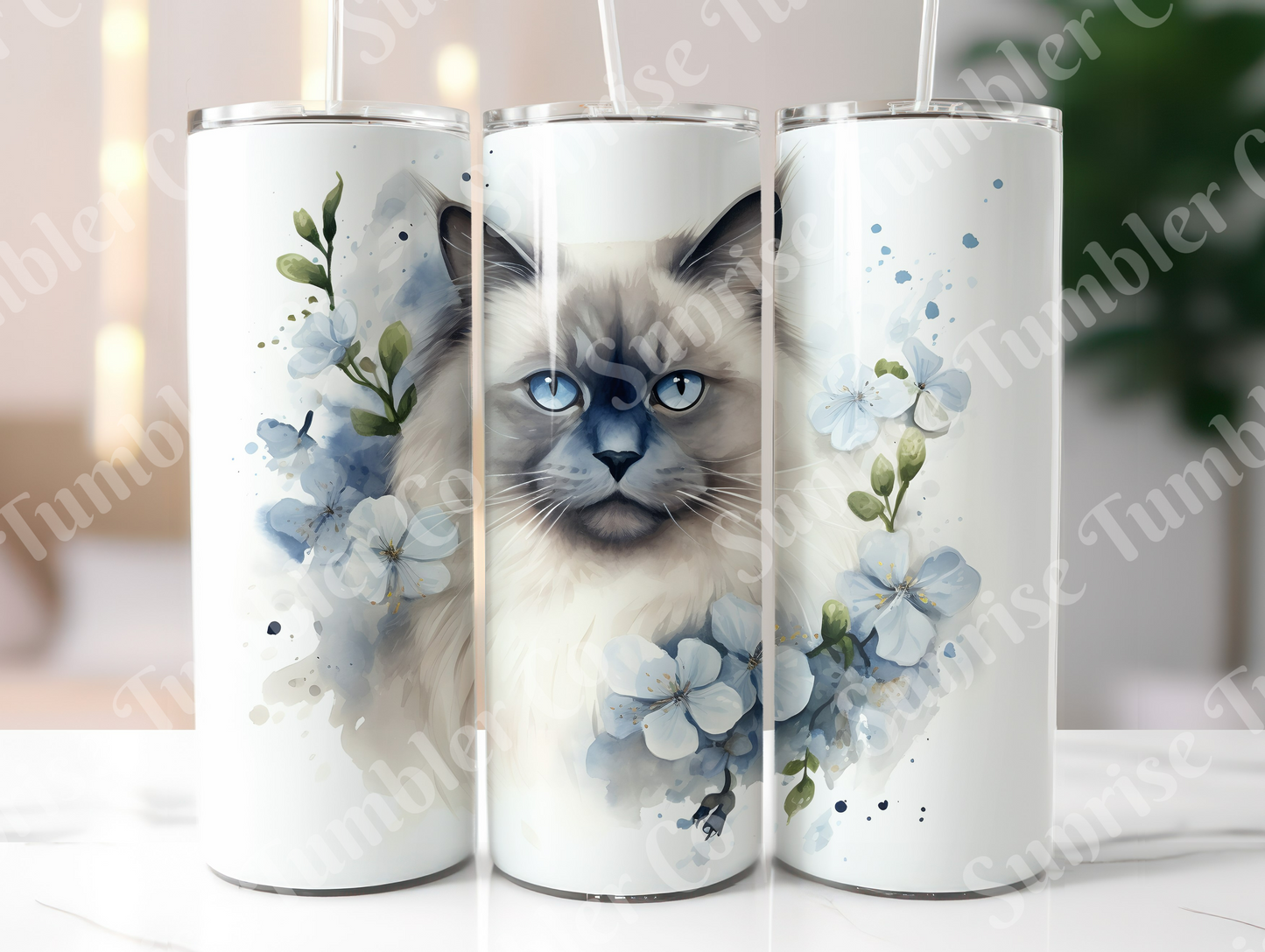 Cat Lovers Variety Part 2 - 20oz and 30oz Tumblers (Glow In The Dark Green And Blue Available)