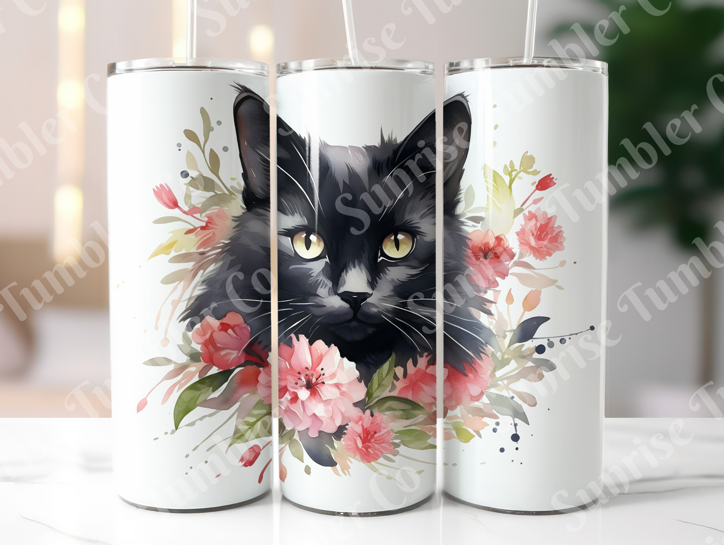 Cat Lovers Variety Part 2 - 20oz and 30oz Tumblers (Glow In The Dark Green And Blue Available)