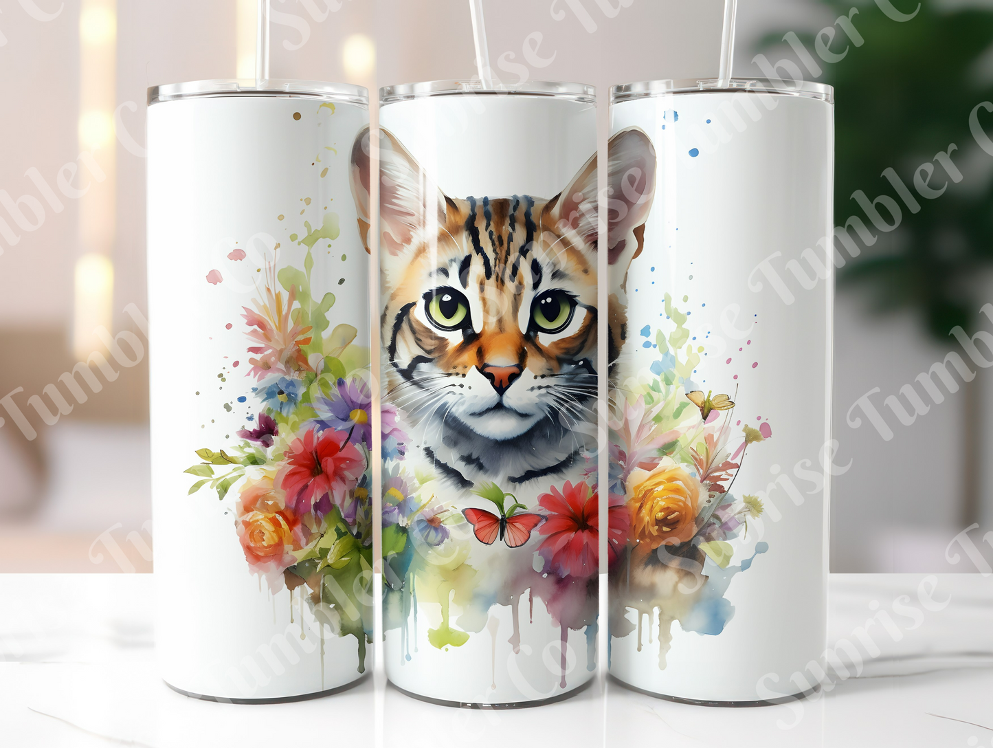Cat Lovers Variety Part 2 - 20oz and 30oz Tumblers (Glow In The Dark Green And Blue Available)