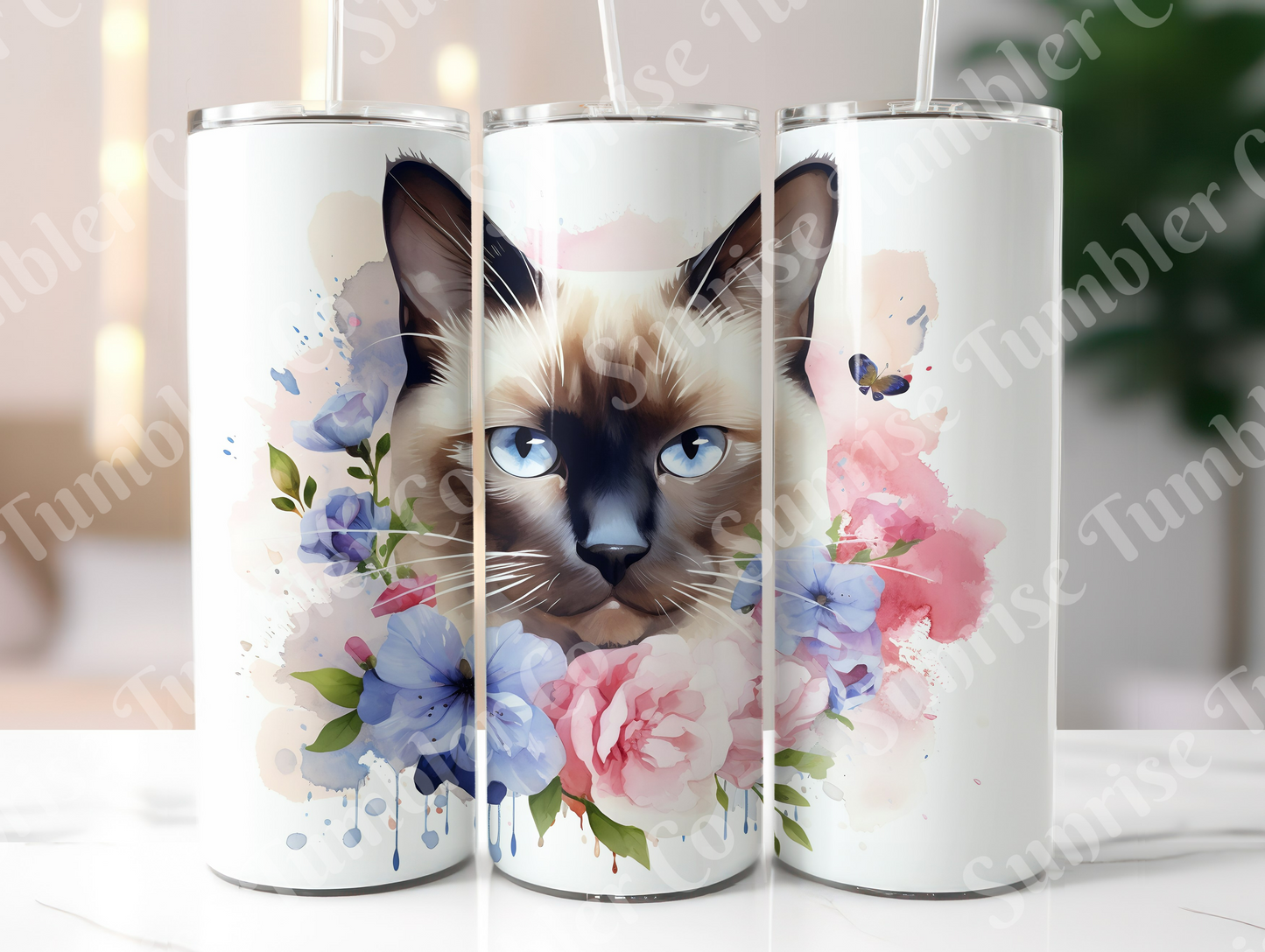 Cat Lovers Variety Part 2 - 20oz and 30oz Tumblers (Glow In The Dark Green And Blue Available)