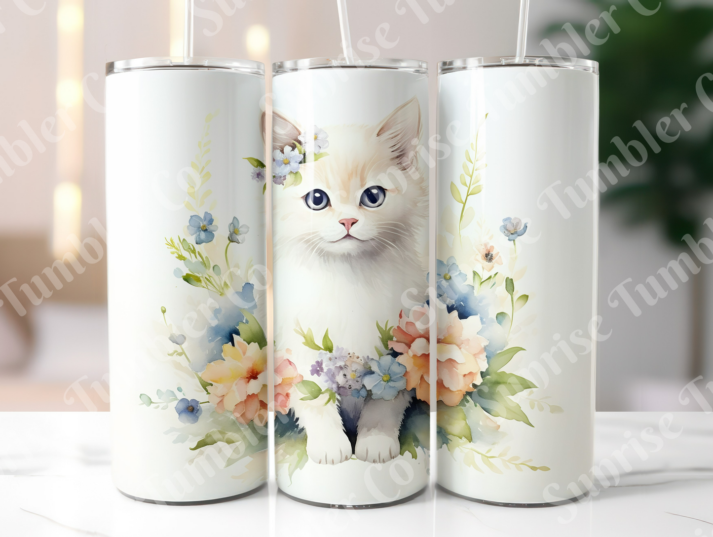 Cat Lovers Variety Part 2 - 20oz and 30oz Tumblers (Glow In The Dark Green And Blue Available)