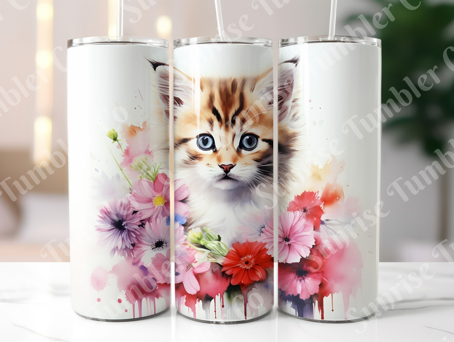 Cat Lovers Variety Part 2 - 20oz and 30oz Tumblers (Glow In The Dark Green And Blue Available)