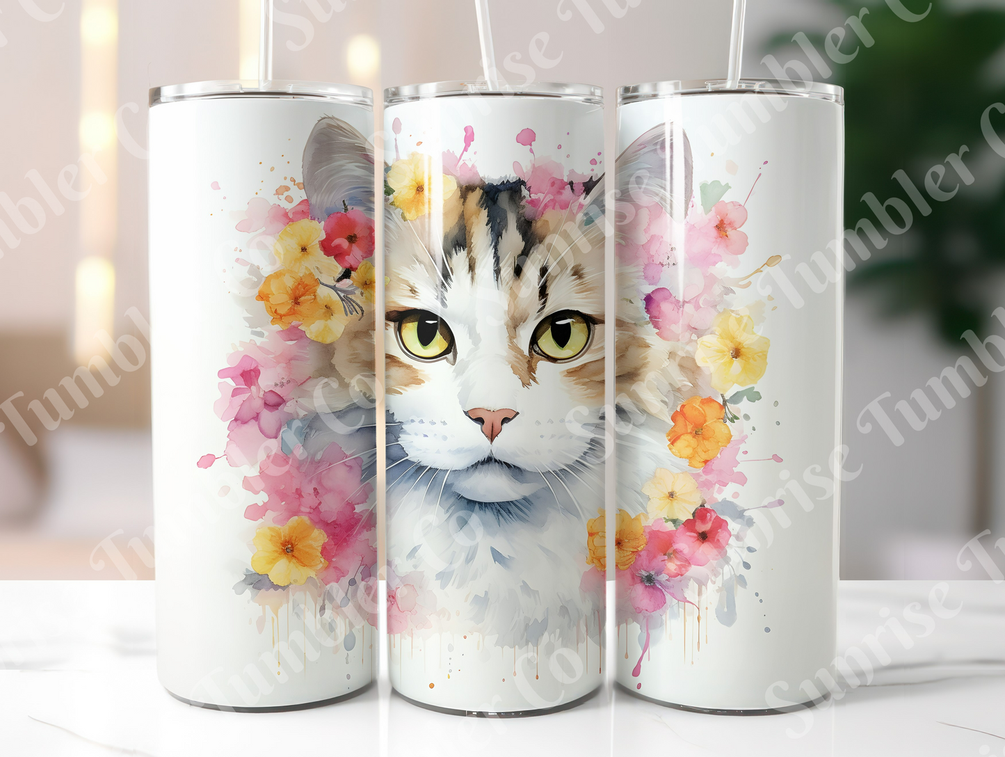 Cat Lovers Variety Part 2 - 20oz and 30oz Tumblers (Glow In The Dark Green And Blue Available)