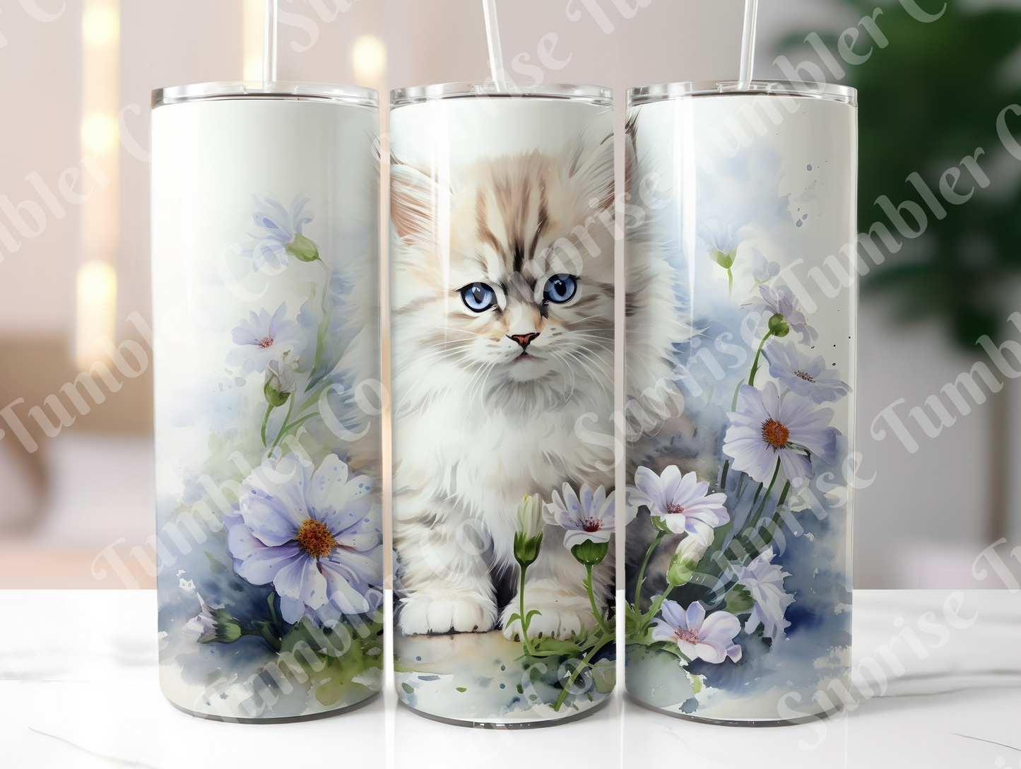 Cat Lovers Variety Part 2 - 20oz and 30oz Tumblers (Glow In The Dark Green And Blue Available)